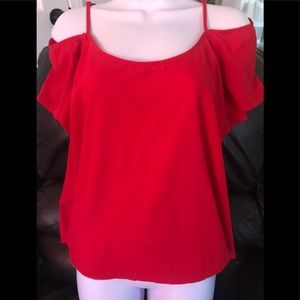 Never Worn Bright Red Blouse